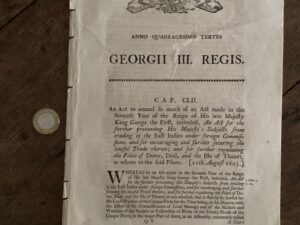 Act of Parliament, 1803.