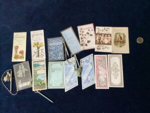 Dance cards.